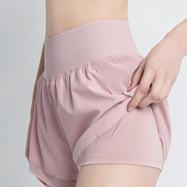 

running shorts women's high waist exercise seamless fitness yoga gym leggings, Black;blue