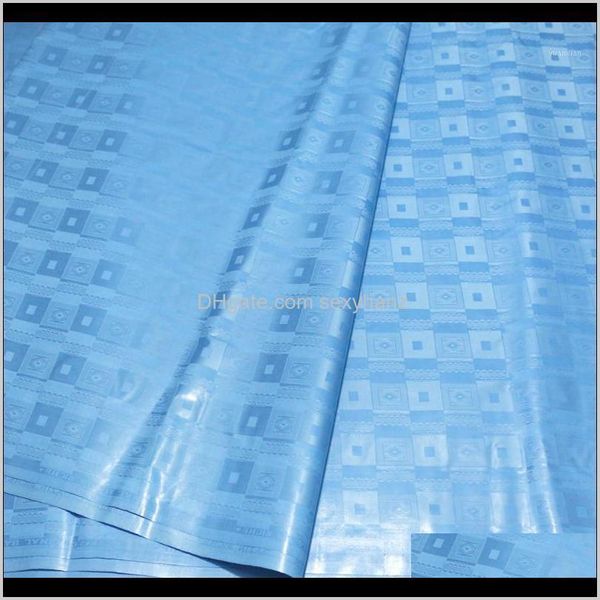 

clothing fabric apparel drop delivery 2021 guinea brocade fabricbazin riche similar to getzner 10yardspcsenegal garment tissu af, Black;white