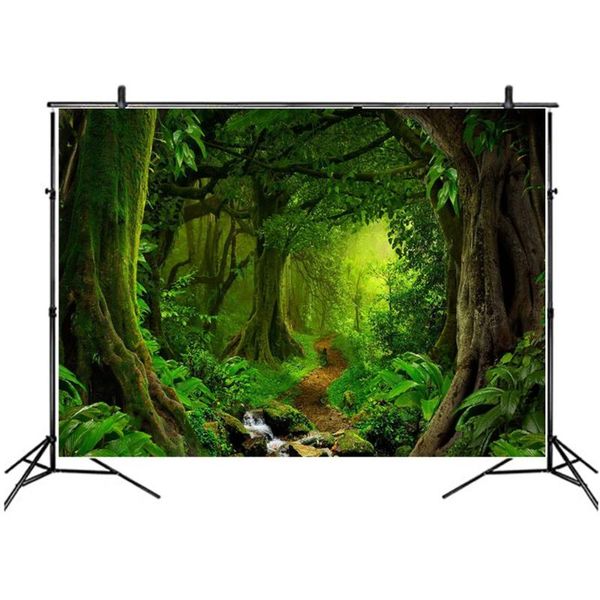 

party decoration landscape backdrop beautiful forest scenery pography background holiday celebration po booth studio decor