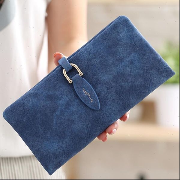 

wallet women purse long clutch bag female frosted retro coin wallets brand lady phone pocket large capacity card holder, Red;black