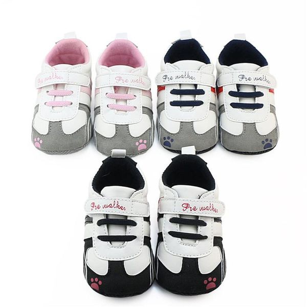 

first walkers sneaker prewalker con suola morbida gancio per neonato 0-18 mesi