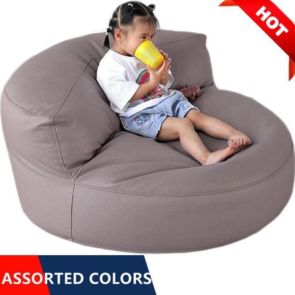 

camp furniture big sofa cover adults kids backrest chair technology cloth not real leather beanbag pouf ottoman futon relax lounge