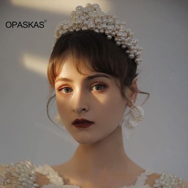 

hair clips & barrettes bridal crown headwear wedding birthday headdress rhinestones retro luxury accessories for female et, Golden;silver