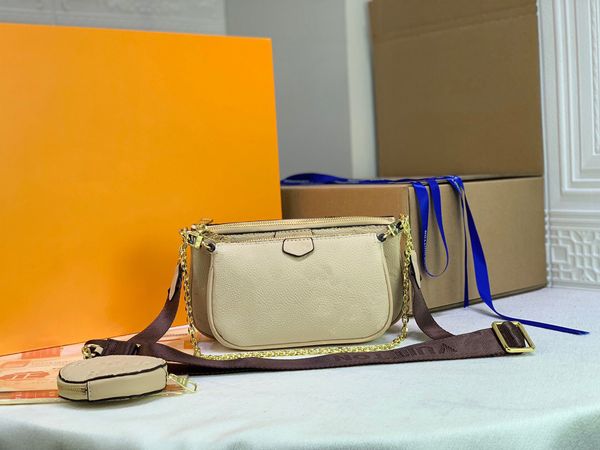 Original Luxurys Designer-Taschen, Geldbörsen, Multi-Pochette-Accessoires, Lieblings-Schultertaschen, Monogramme, Empreinte-Lederhandtaschen, Geldbörsen, Kartenetuis