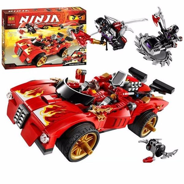 

blocks 9796 lepining ninjagoed duel ninjutsu racing truck toy ninja kids educational toys for children building bricks 1008