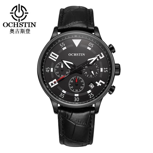 

wristwatches 2021 sale ochstin watch men multifunction fashion wrist watches men's quartz-watch relojes hombre analog male clock relogi, Slivery;brown