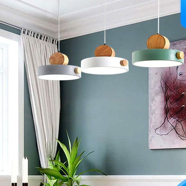 

pendant lamps nordic minimalist style modern led chandelier kitchen bar light coffee shop