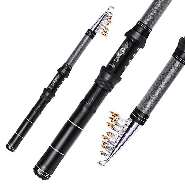 

long s pole metal reel seat 1.8-3m carbon handle lure fishing rod boat rods