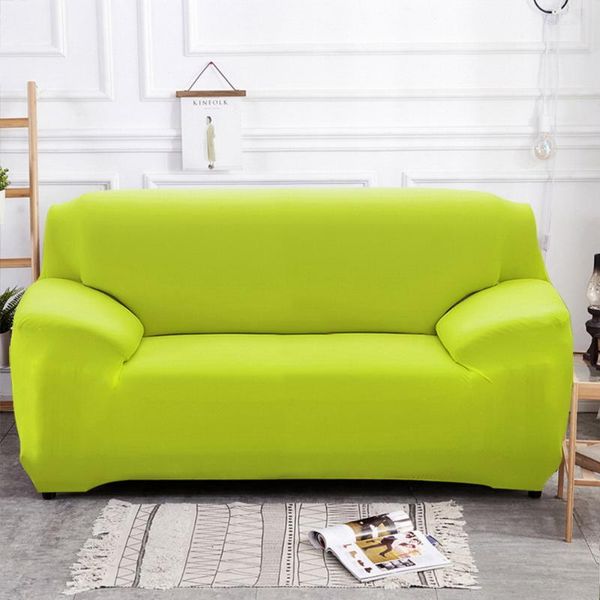 

chair covers four seats for living room sofa stretch solid color elastic seat couch all-inclusive slipcovers 1/2/3/4-seater