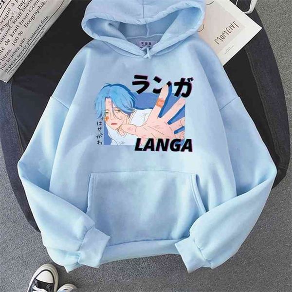 

fashion japanese anime hoodie sk8 the infinity langa hoodies men streetwear pullovers harajuku skate hoody 210803, Black