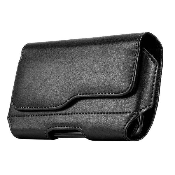 

waist bags horizontal leather belt case holster pouch sleeve phone holder for men travel outdoor