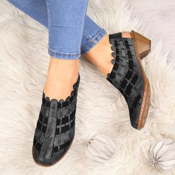 

boots 2021ankle for women casual shallow slip-on pointed toe low heels shoes woman big size pu leather zapatos de muje, Black