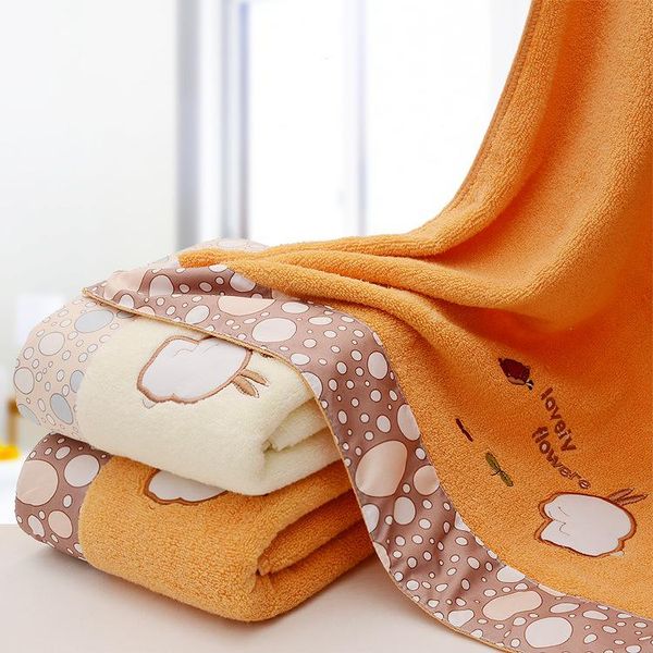 

towel embroidered cartoon bathroom wash cotton absorbent soft towels