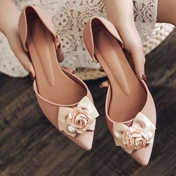 

dress shoes woman pumps high heels women jelly flower designer 2021 summer brown indoor pointed set foot office, Black