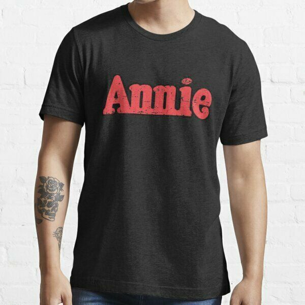 

annie new york skyline urban vintage grit distressed t-shirt for fans, White;black