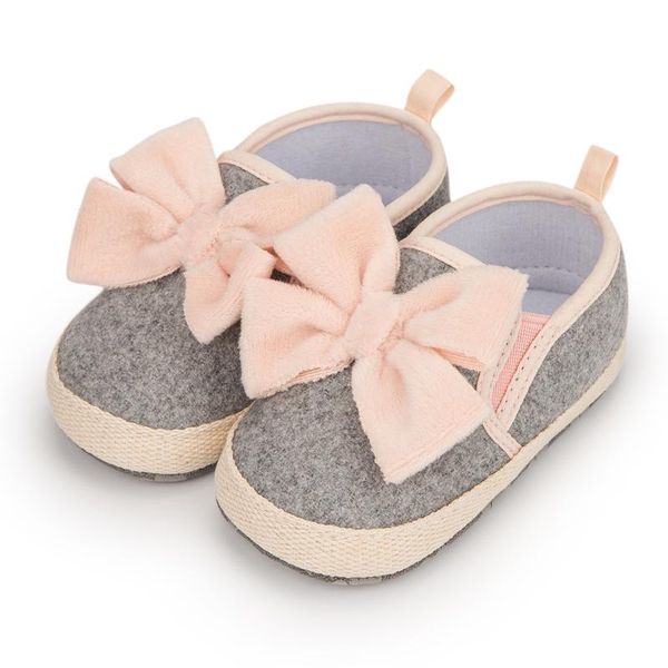 

first walkers baby shoes 0-12 months spring and autumn bowknot toddler girls pirncess soft sole