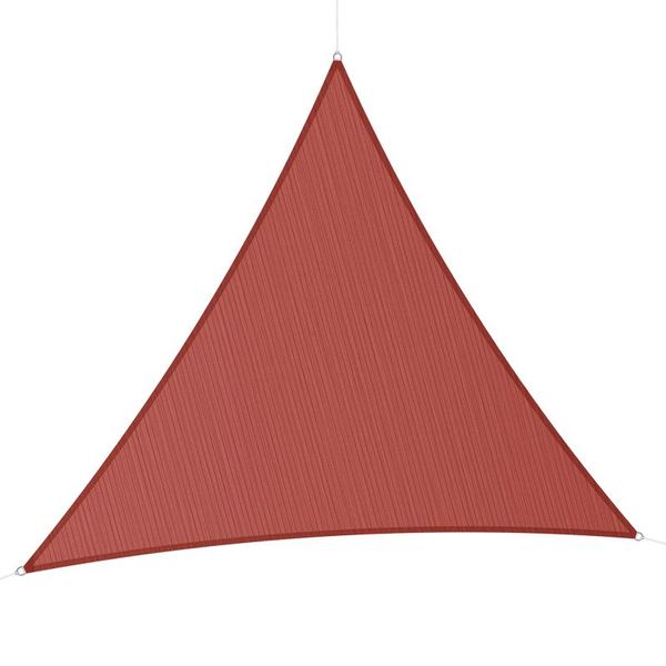 

shade movto12ft sun sail uv block canopy outdoor cover awning shelter for patio garden yard deck swimming pool (red)