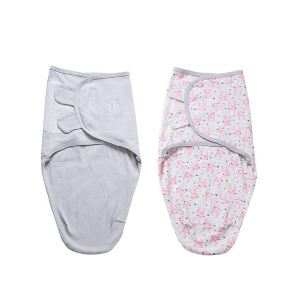 

blankets & swaddling cocoon baby cotton cloth adjustable swaddle breathable and soft sleep safely 2 pcs