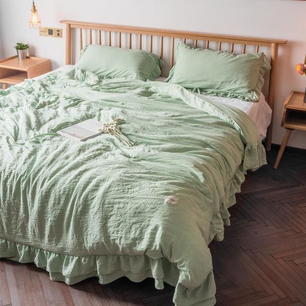 

blankets home bedding blanket quilt summer bedclothes bed linen lace comforter with 2pcs pillow case