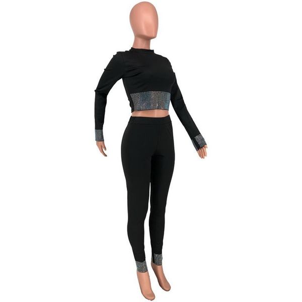 

women sweater tracsuit crop & pant 2 pieces woman jogging suits track suit womens sweatsuits sweat suits clothes casual outfit new, Gray