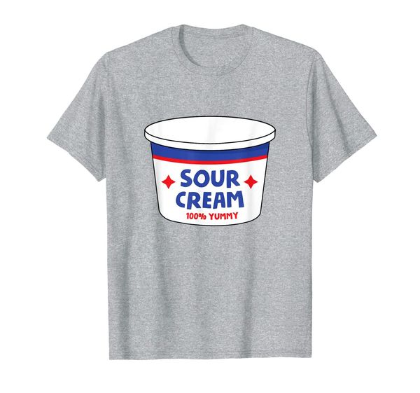 

sour cream shirt i love sour cream, White;black