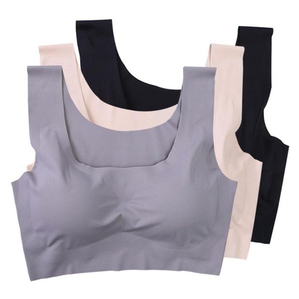 

women's no trace and steel ring gather sleep shockproof vest yoga running sports bra underwear gym clothing, White;black