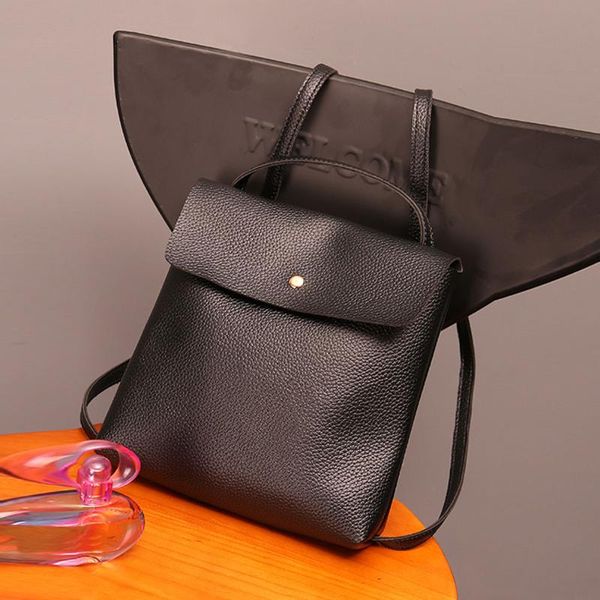 

outdoor bags leather for women satchel shoulder backpack school backpacks rucksack travel blackpack monederos