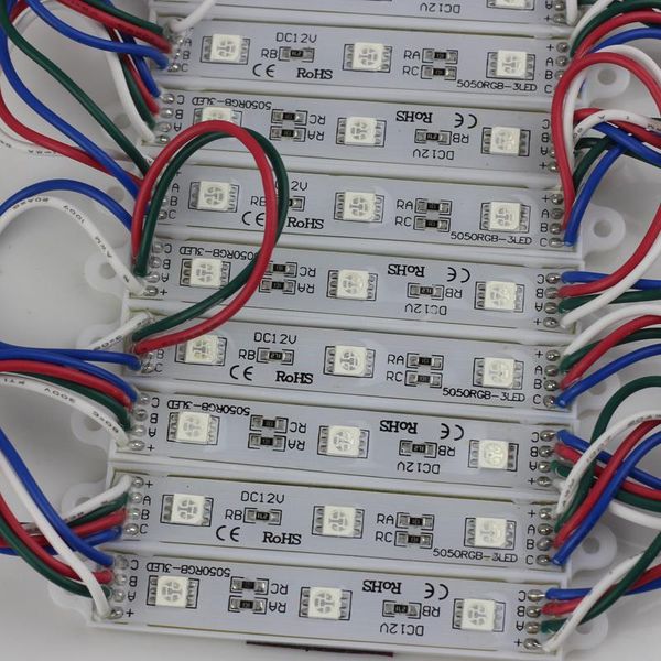 

waterproof rgb *3 led pixel module modules