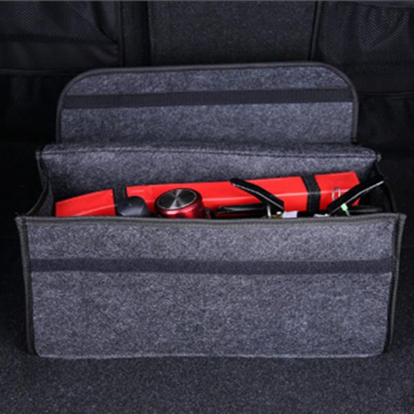 

car organizer boot large carpet storage bag tools travel tidy hook loop case