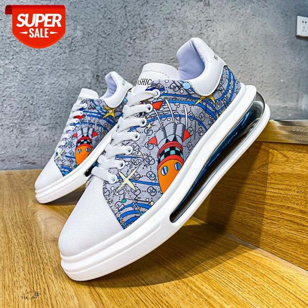 

summer men's shoes korean fashion trend casual air cushion white low-cut student outdoor sports trendy #3w5x