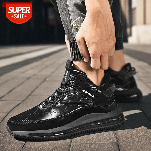 

winter men's casual shoes korean style trend air cushion labor insurance old fashion #5g31