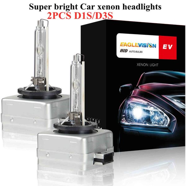 

2pcs super bright headlights d1s d3s d2s hid car bulb 35w 9000lm automobiles headlamps 4300k 6000k 8000k xenon bulbs kit