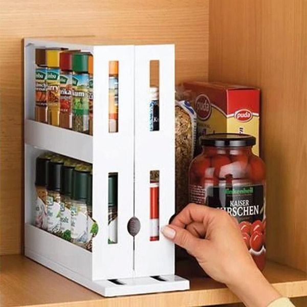 

kitchen storage & organization box seasoning rotary rack organizer shelf