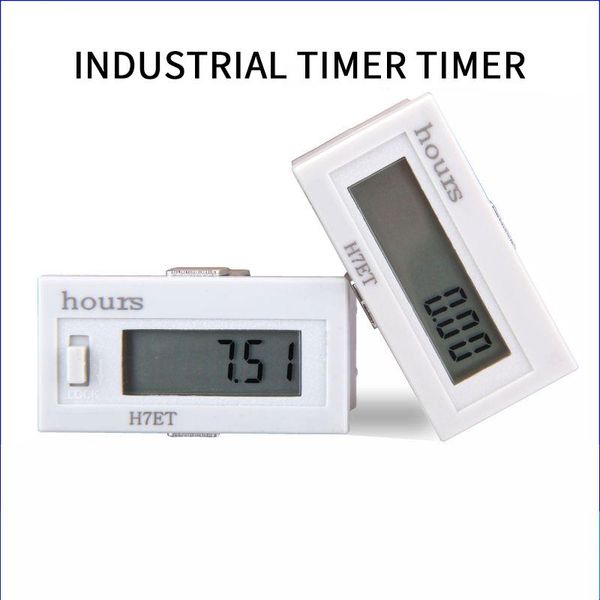 

timers ac100-240v timer cumulative hours no voltage dc 5-30v lock key 6 digit lcd counts 9999h59m meter