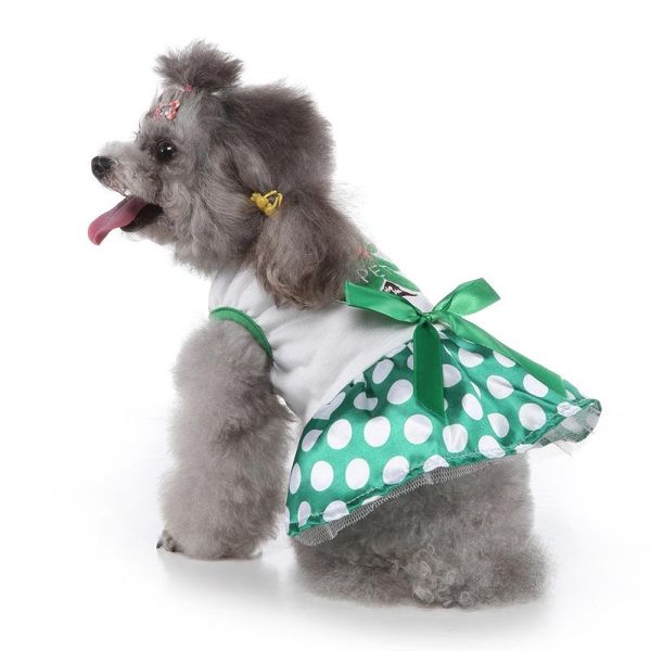 

dog apparel pet dress cat winter christmas clothes snowflake xmas tree puppy for small dogs festival dresses