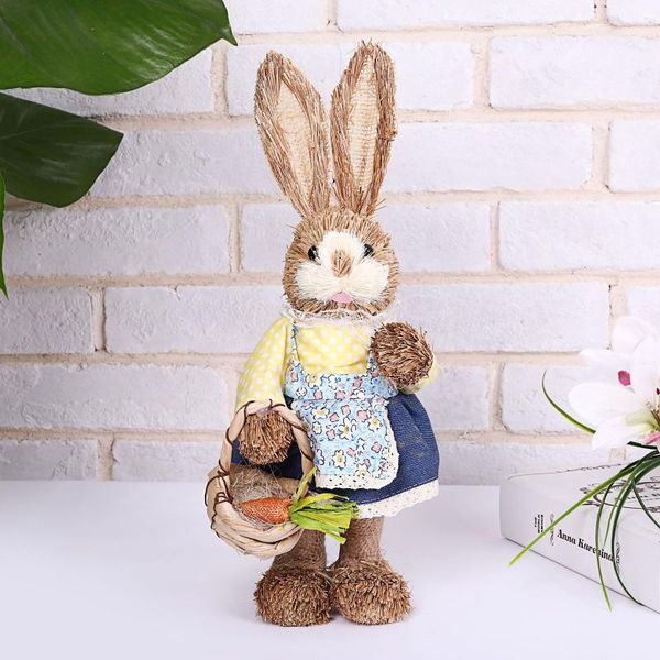 

easter simulation home garden decoration creative straw rnament simulated decor decorations