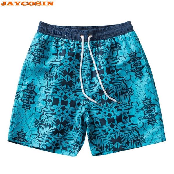 

polyester men swim drawstring trunks quick dry beach surfing running swimming print short pants casual men's shorts, White;black
