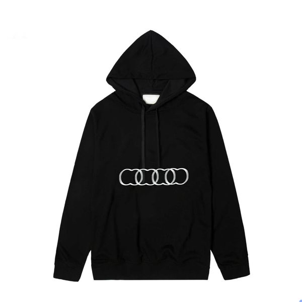 

men sweaters hoodie long sleeve fashion luxury clothing letter embroidery pullover sweater coat, Black