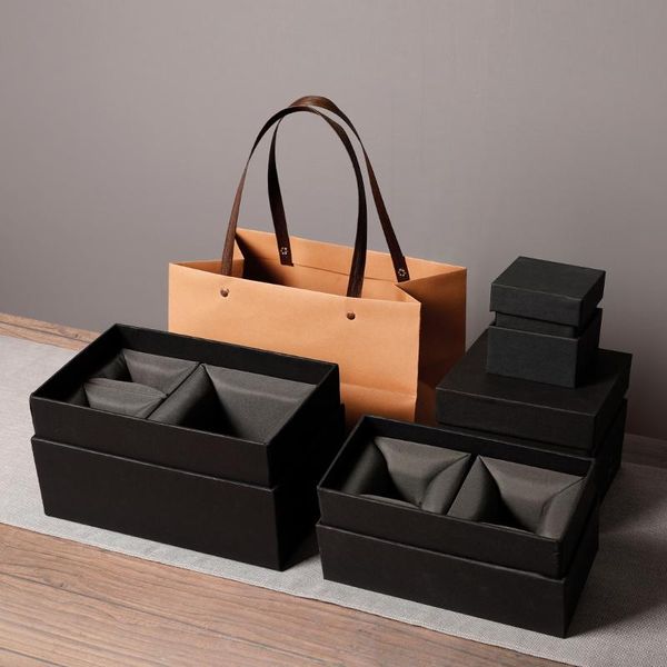 

gift wrap boxes for precious packaging ceramic teacup box mark cup kraft paper customized moq 100