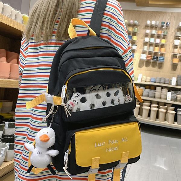 

backpack girl kawaii lapstudent cool women high capacity bag female cute college school fashion book ladies