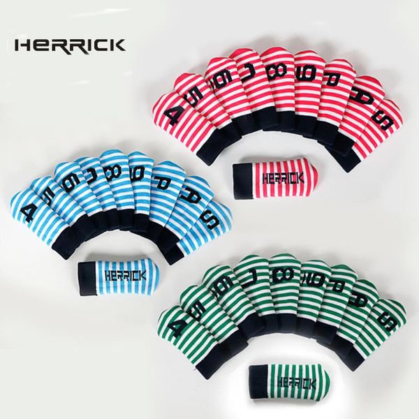 

golf clubs headcover knitting wool irons protector 10ps/set complete set of