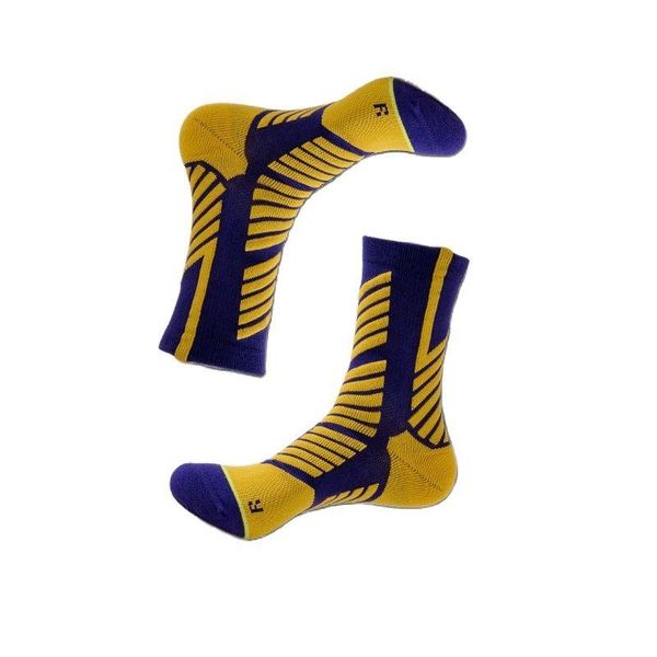 

sports socks professional men's basketball summer outdoor running breathable fabric high elastic cycling for men, Black