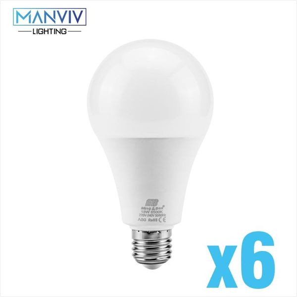 

bulbs 6pcs led bubble ball bulb e27 no flicker ac220-240v 3w 6w 9w 12w 15w 18w 22w cold white warm lamp for bedroom living room