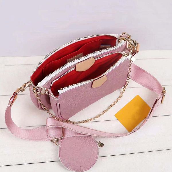 

3pc/set luxurys designers womens fashion bags totes purse faux leather flower letter chain handbag crossbody shoulder bag classic style 8col