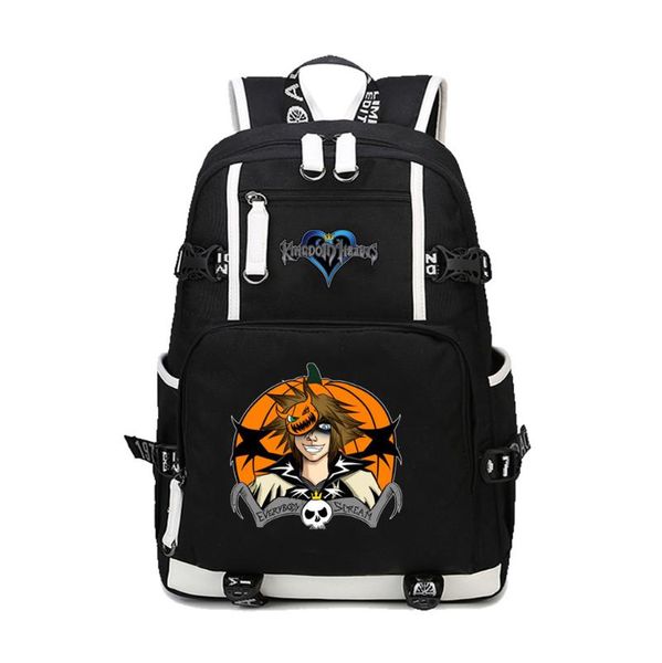 

backpack 2021 game kingdom hearts sora cosplay lapshoulder travel bags knapsack student school bag boobkag canvas packsack