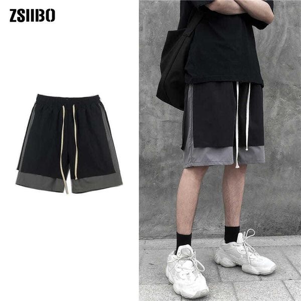 

beach fashion shorts men summer boardshorts breathable male casual comfortable brand fitness cotton mens sport men's, White;black
