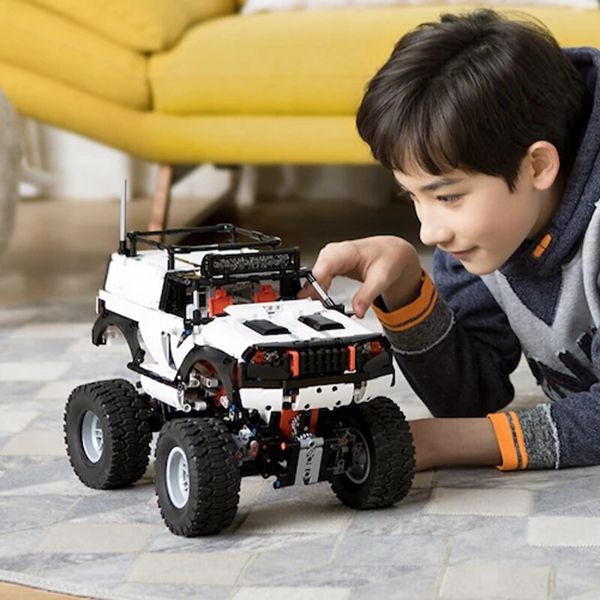 MITU DIY 4WD Programável BLOCK BLOCO APP Control Smart Off-Road Veículo RC Robot Car