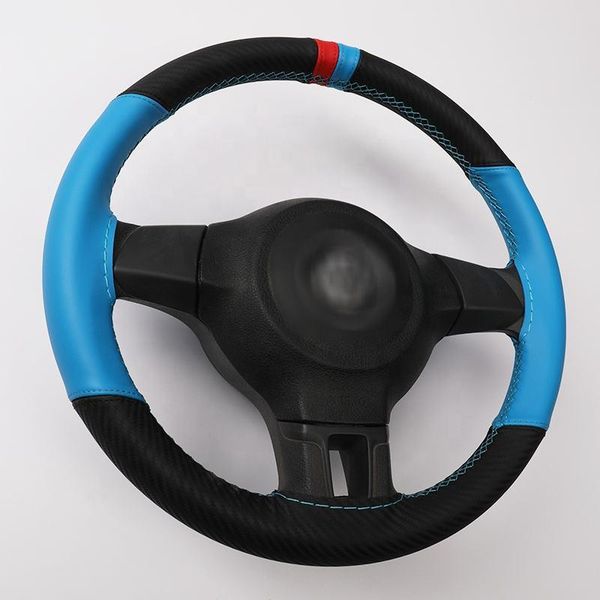 

steering wheel covers the microfiber cover is handmade and customized
