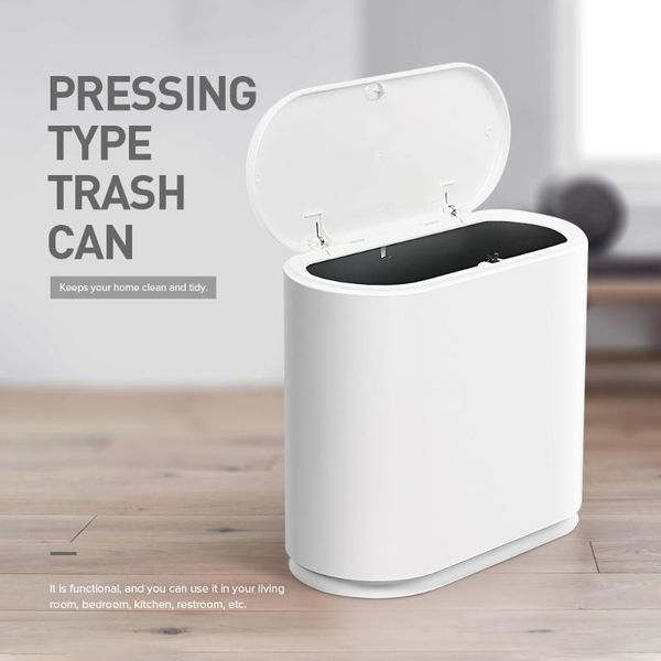 

waste bins pressing type plastic trash can garbage bin rubbish dustbin for home household cleaning