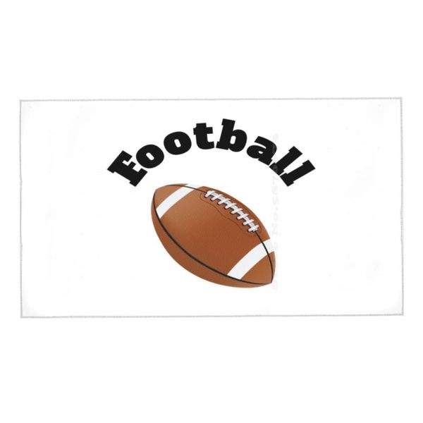 

towel american football rugby pattern soft face home outdoor